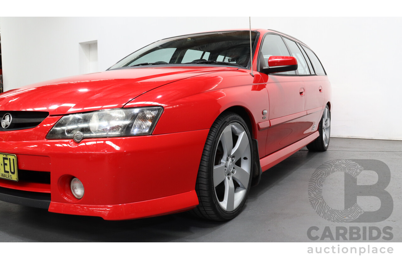 5/2003 Holden Commodore SS VY 4d Wagon Red 5.7L V8
