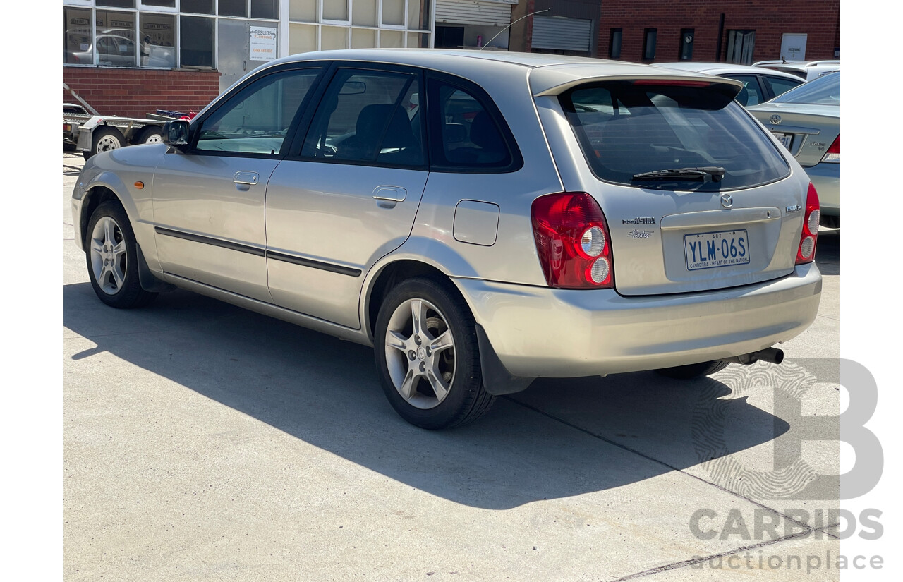 10/2003 Mazda 323 Astina Shades BJ 5d Hatchback Gold 1.8L