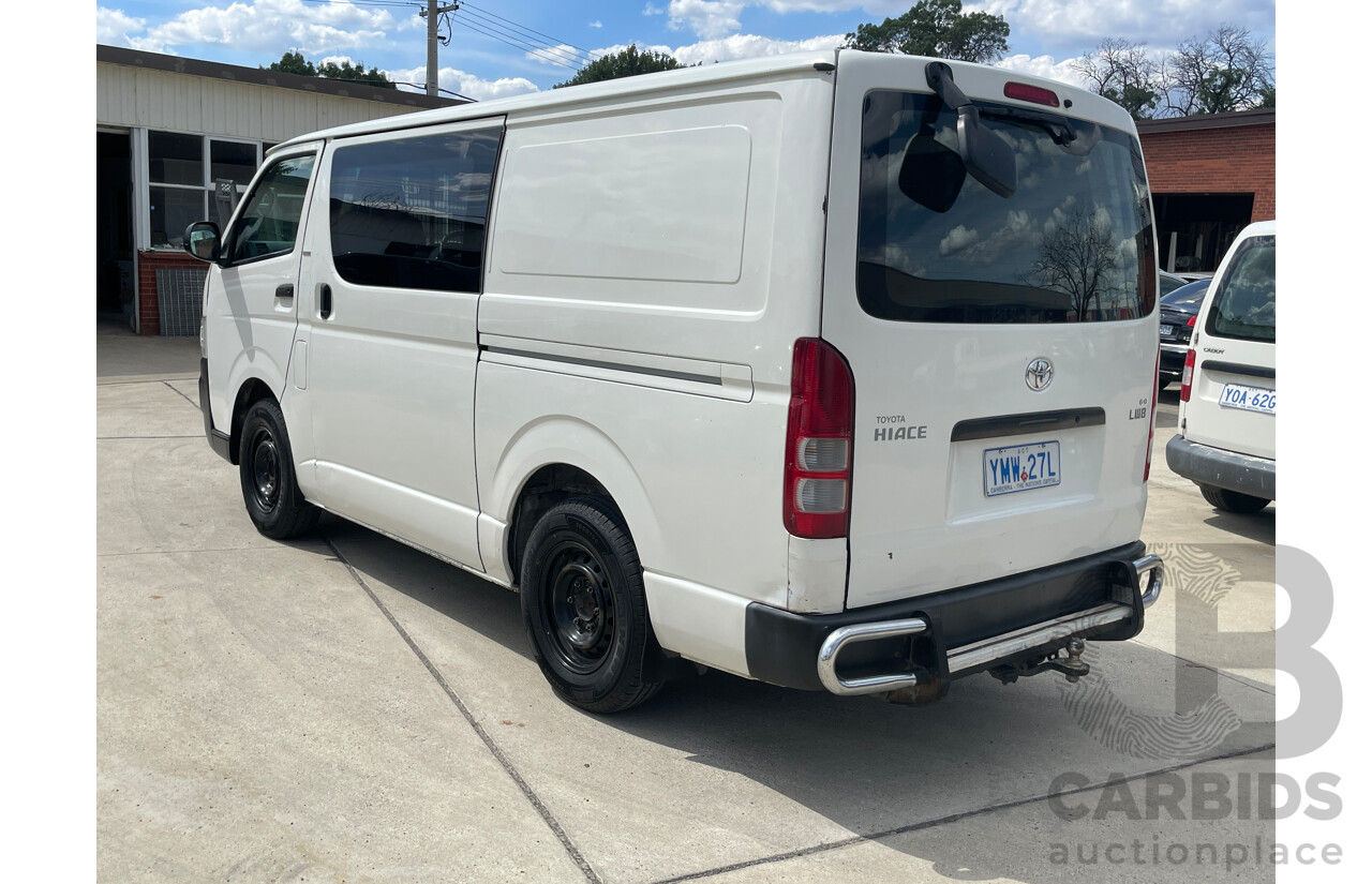 6/2007 Toyota Hiace LWB TRH201R MY07 4d Van White 2.7L