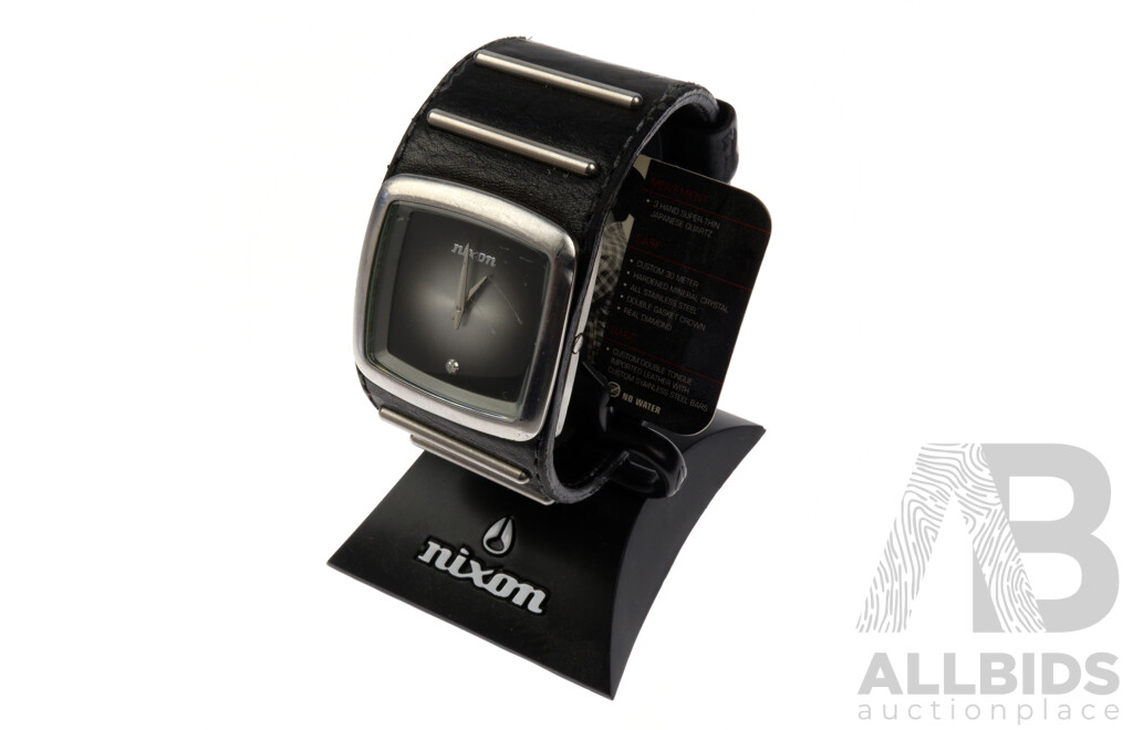 Men's Nixon 'The Duke' Watch with Mineral Diamond Feature