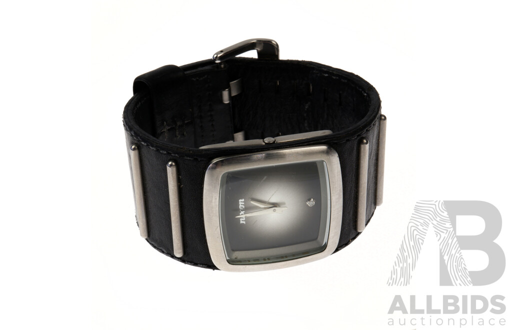 Men's Nixon 'The Duke' Watch with Mineral Diamond Feature