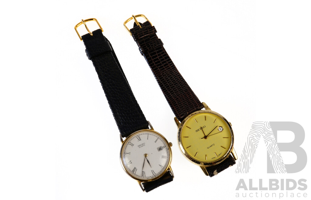 Men's Vintage Seiko Watches with Date Function