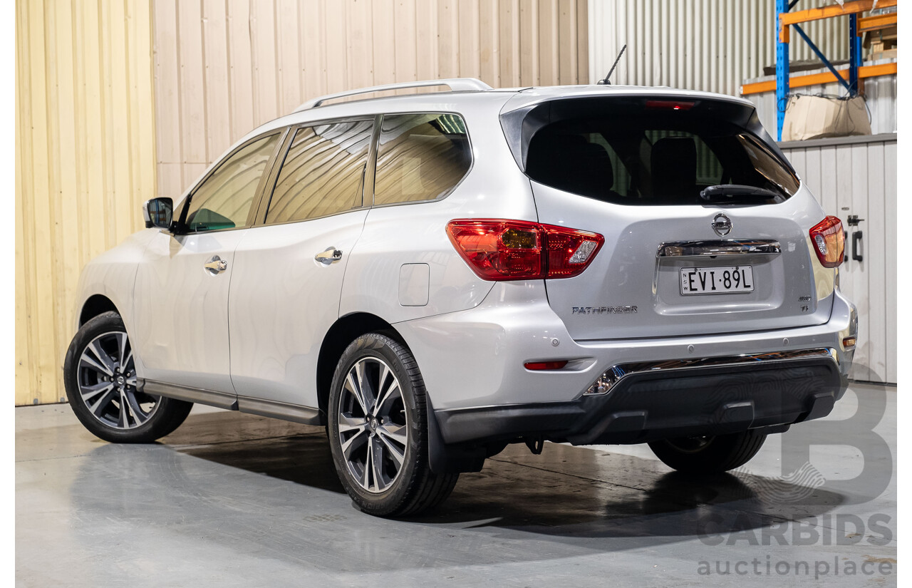 4/2018 Nissan Pathfinder Ti (4x4) R52 MY18 4d Wagon Silver 3.5L - 7 Seater