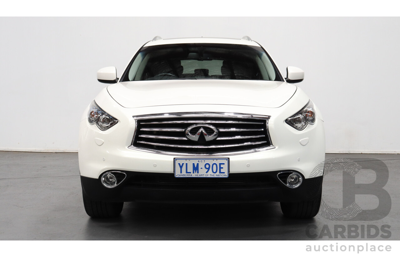 9/2016 Infiniti Qx70 3.0d GT  4d Wagon White 3.0L Turbo Diesel