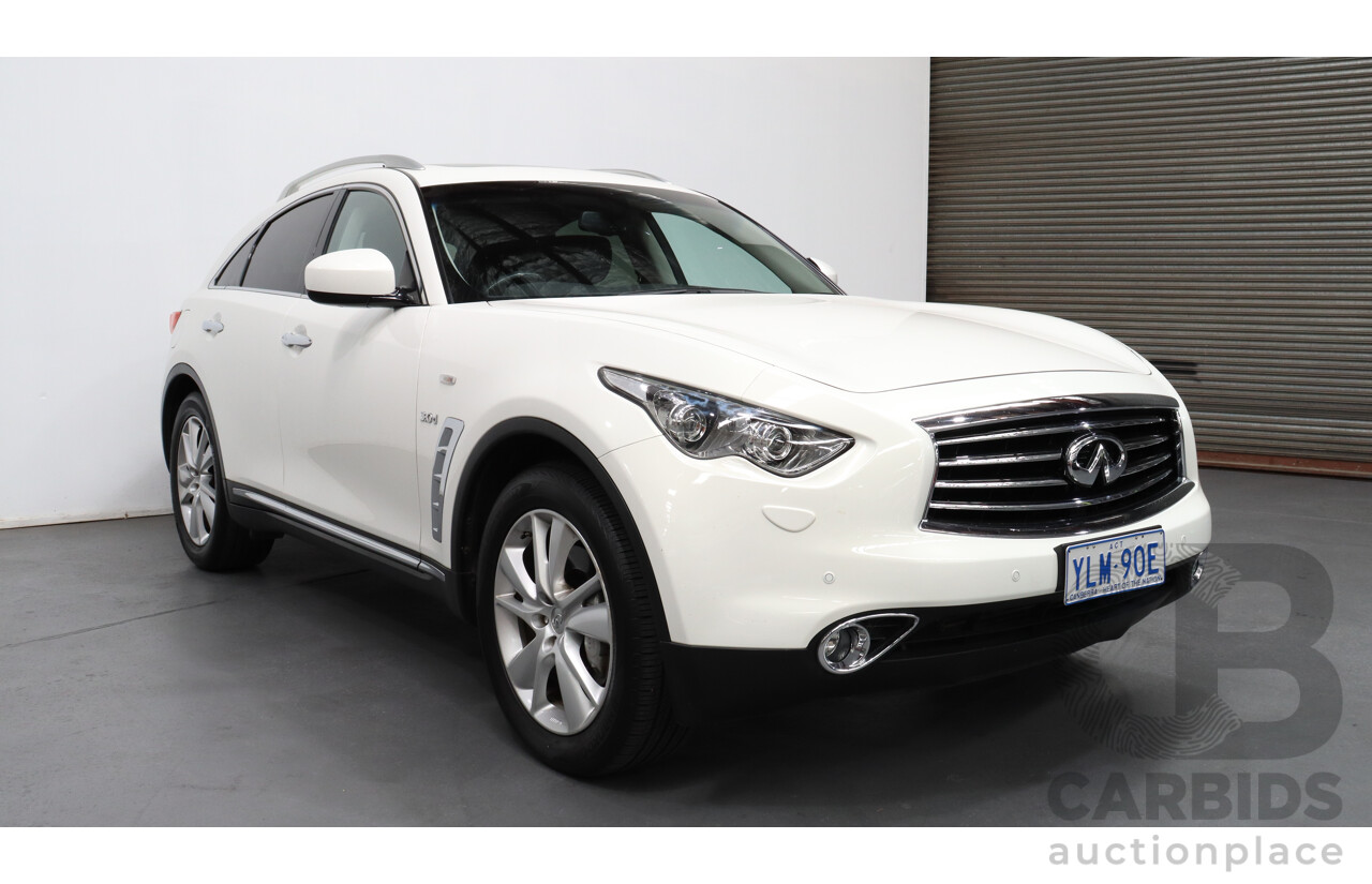 9/2016 Infiniti Qx70 3.0d GT  4d Wagon White 3.0L Turbo Diesel