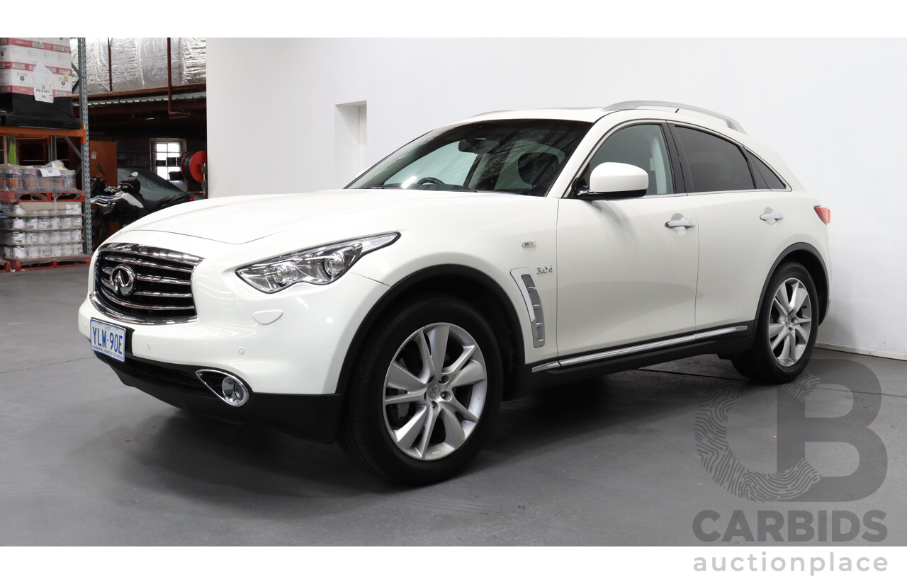 9/2016 Infiniti Qx70 3.0d GT  4d Wagon White 3.0L Turbo Diesel