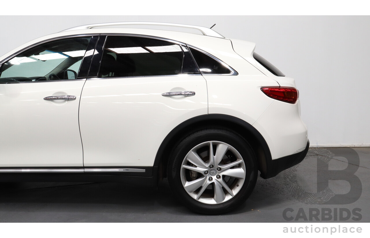 9/2016 Infiniti Qx70 3.0d GT  4d Wagon White 3.0L Turbo Diesel