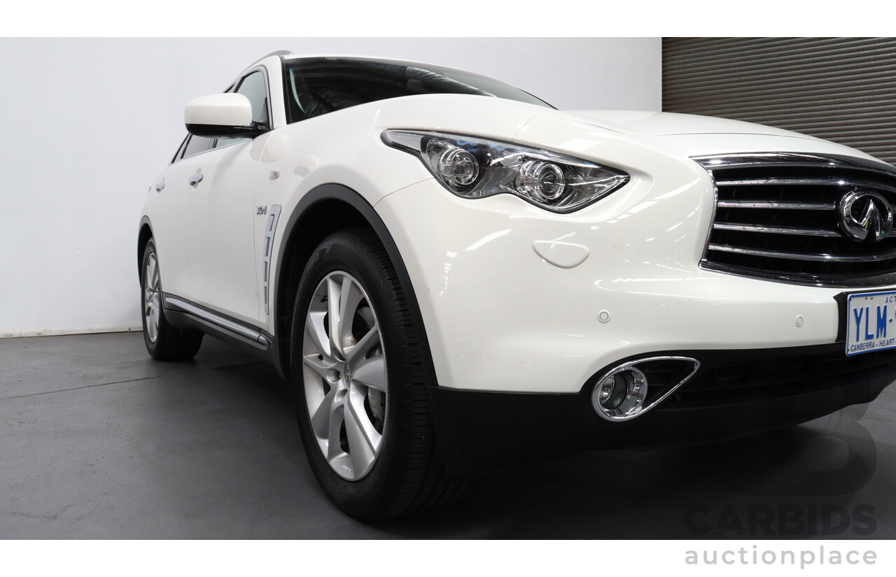 9/2016 Infiniti Qx70 3.0d GT  4d Wagon White 3.0L Turbo Diesel