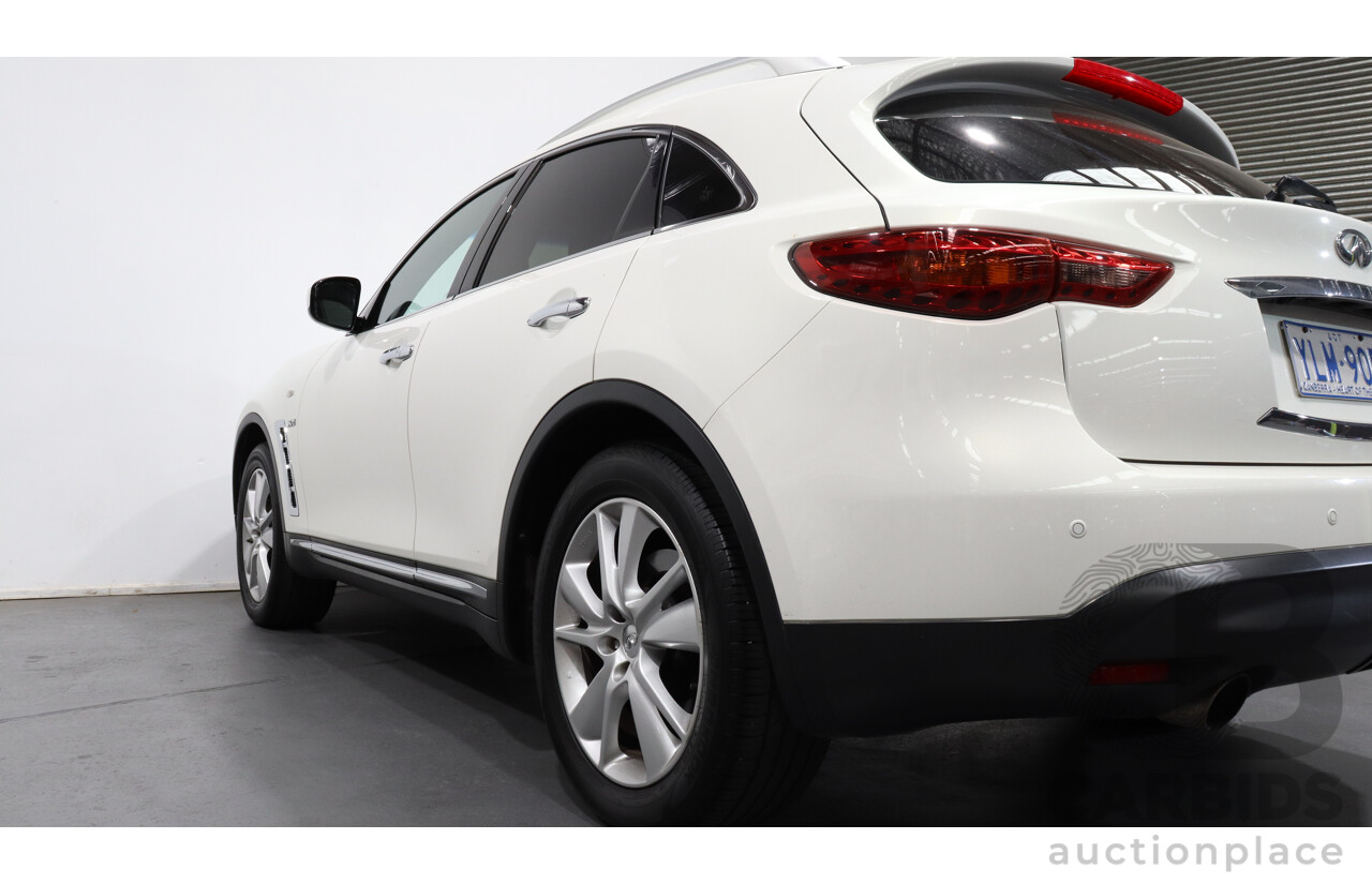 9/2016 Infiniti Qx70 3.0d GT  4d Wagon White 3.0L Turbo Diesel