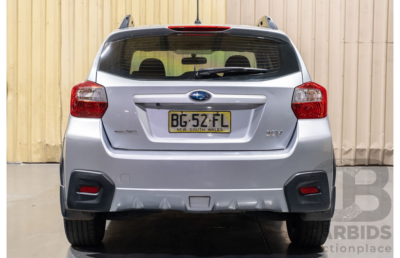 10/2012 Subaru XV 2.0i 4d Wagon Silver 2.0L