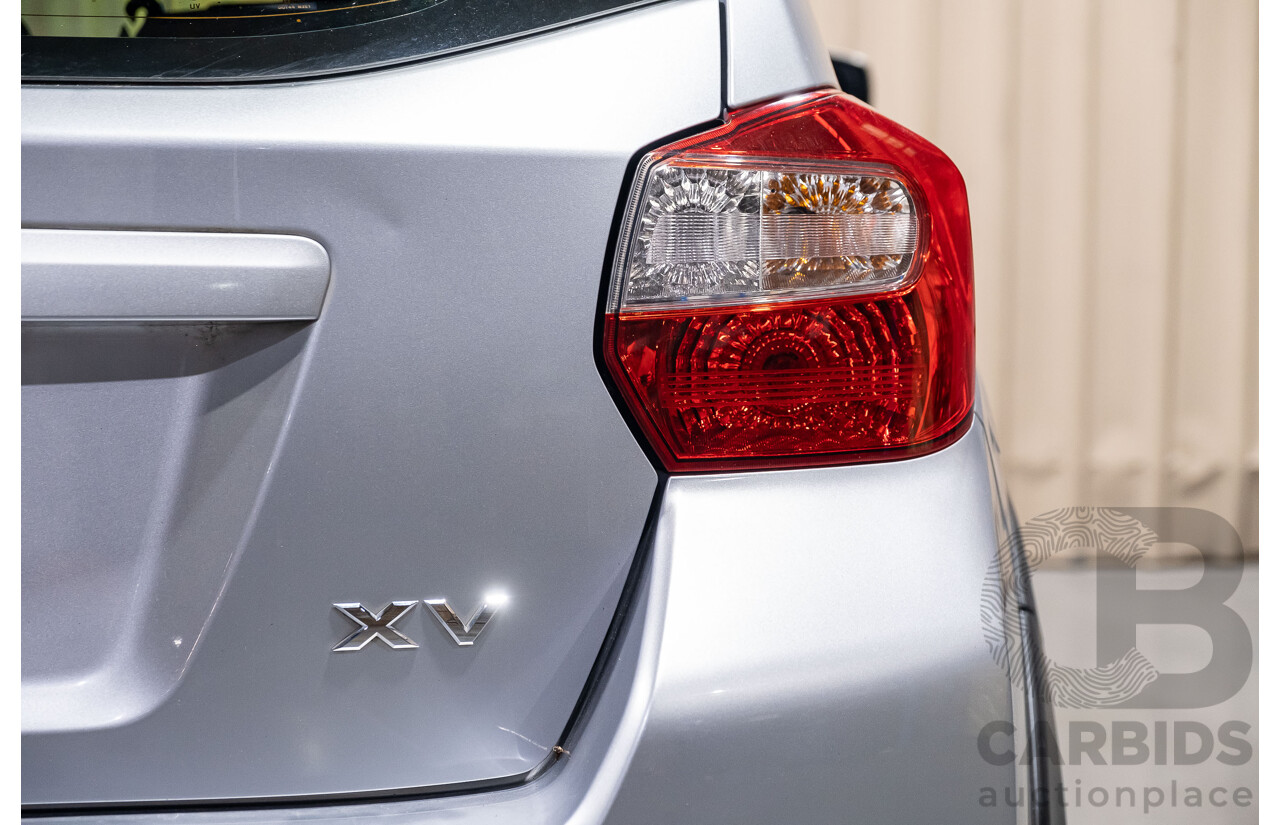 10/2012 Subaru XV 2.0i 4d Wagon Silver 2.0L