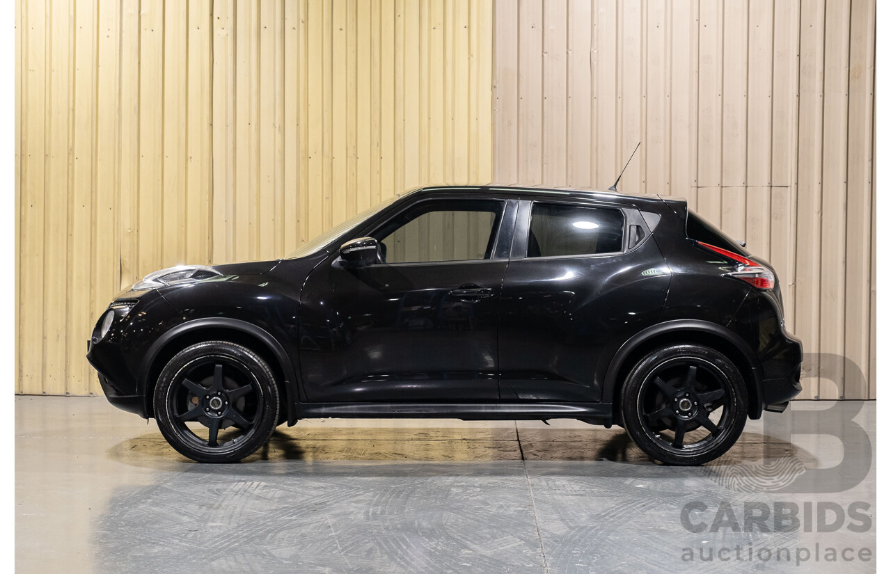 6/2015 Nissan Juke Ti-S (AWD) F15 SERIES 2 4d Wagon Black 1.6L Turbo