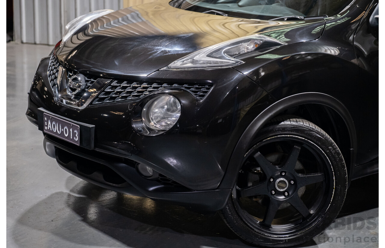 6/2015 Nissan Juke Ti-S (AWD) F15 SERIES 2 4d Wagon Black 1.6L Turbo