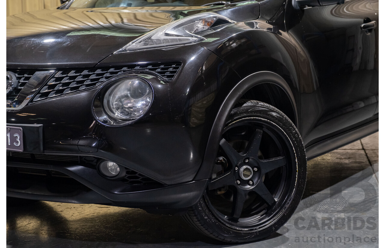 6/2015 Nissan Juke Ti-S (AWD) F15 SERIES 2 4d Wagon Black 1.6L Turbo