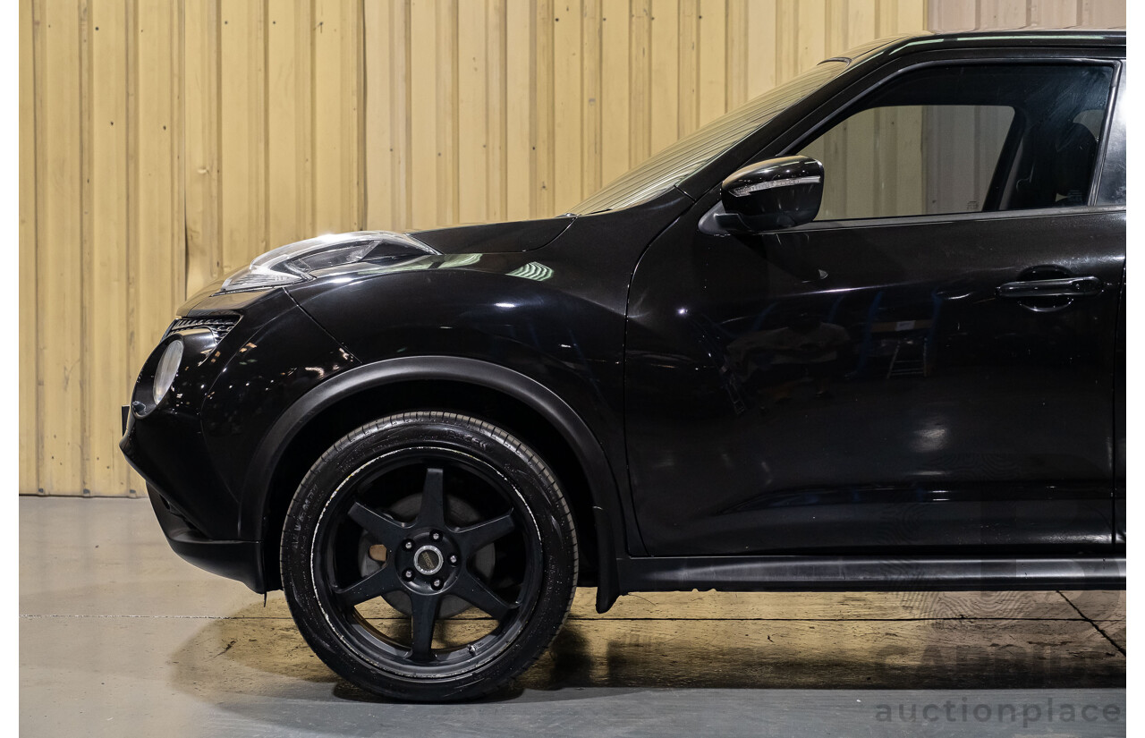 6/2015 Nissan Juke Ti-S (AWD) F15 SERIES 2 4d Wagon Black 1.6L Turbo