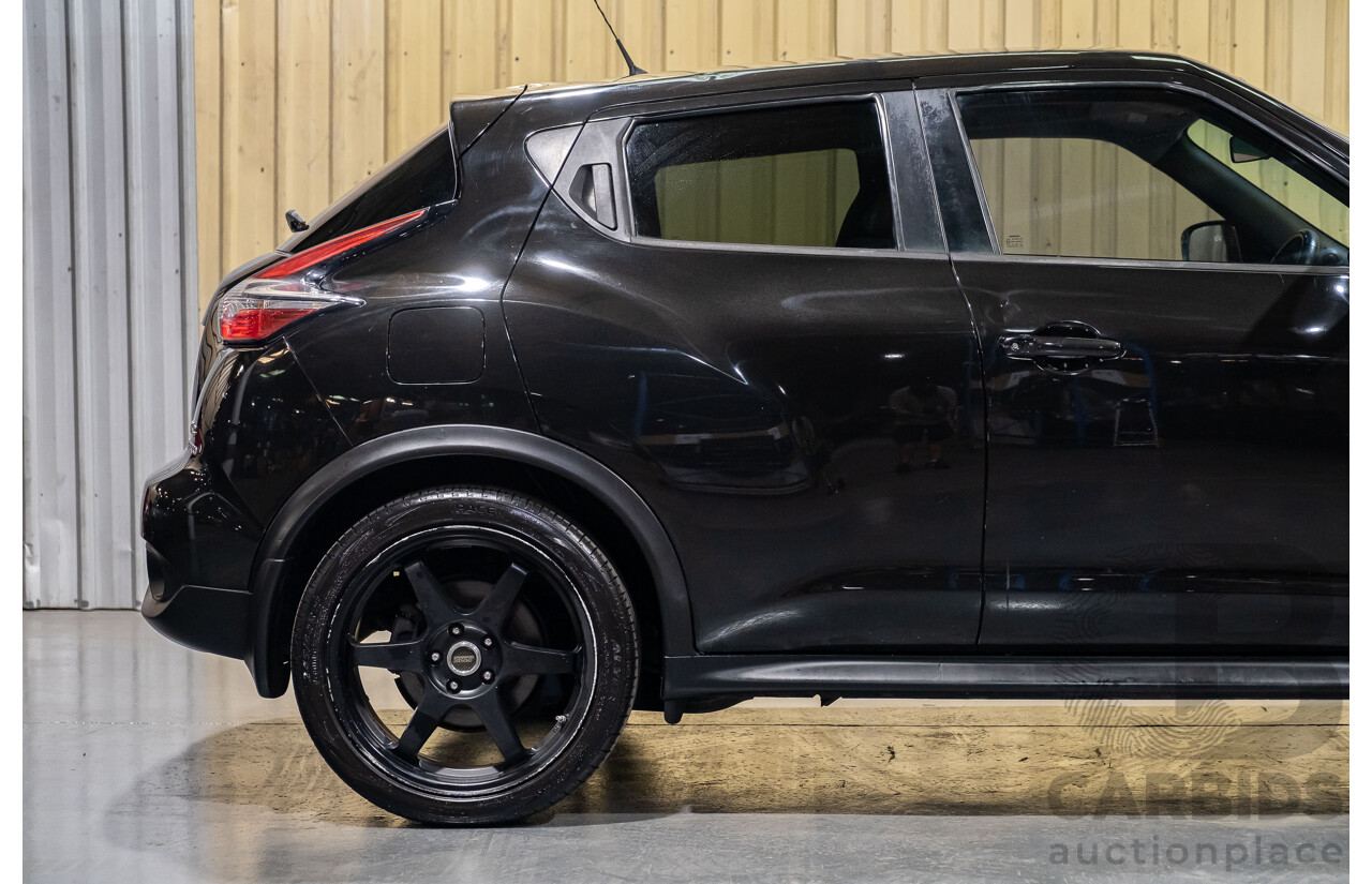 6/2015 Nissan Juke Ti-S (AWD) F15 SERIES 2 4d Wagon Black 1.6L Turbo