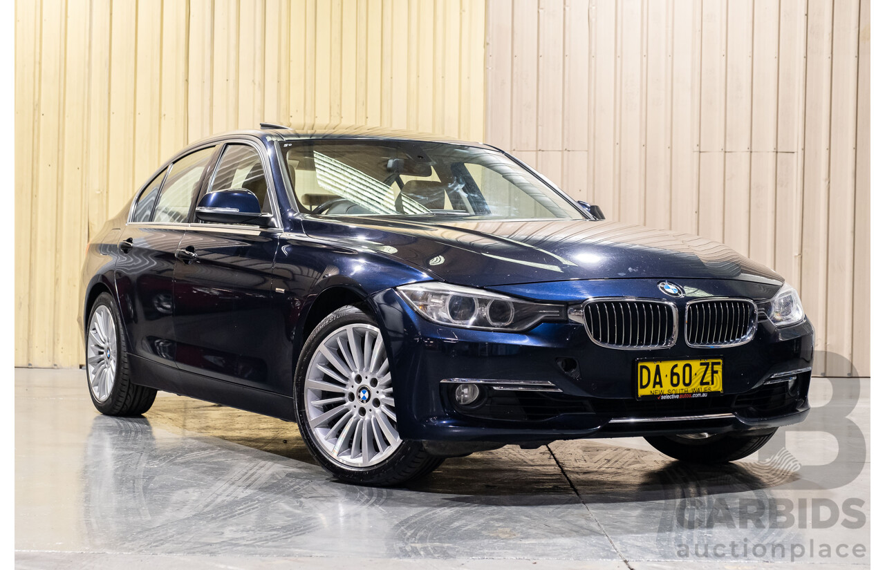 3/2012 BMW 328i Luxury LINE F30 4d Sedan Blue 2.0L Turbo