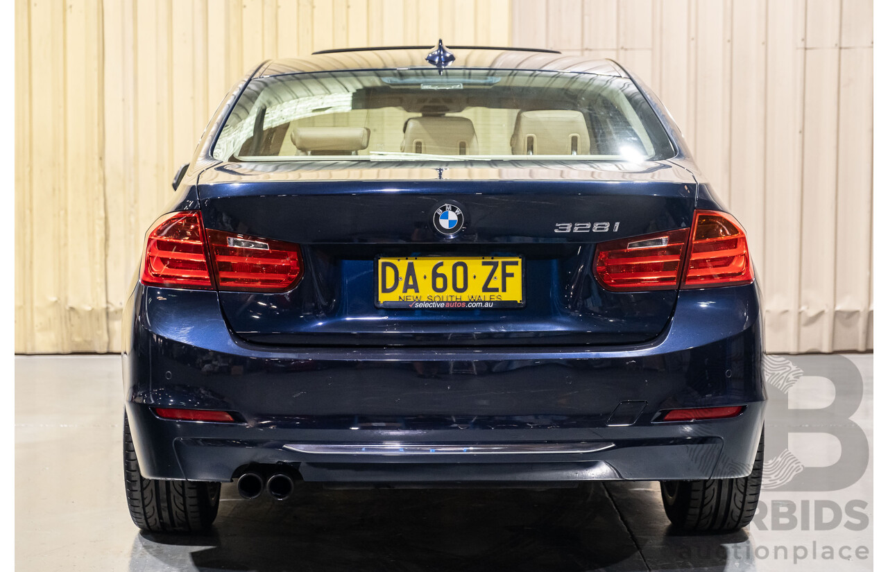 3/2012 BMW 328i Luxury LINE F30 4d Sedan Blue 2.0L Turbo