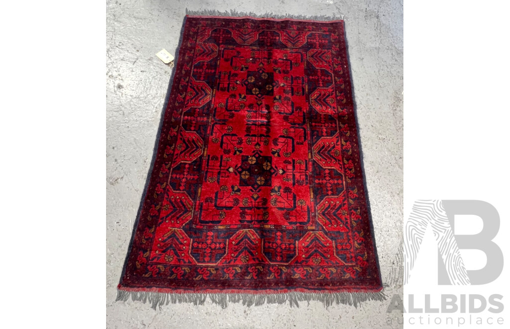 Hand Knotted Afghan Wool Khal Mohamadi Rug