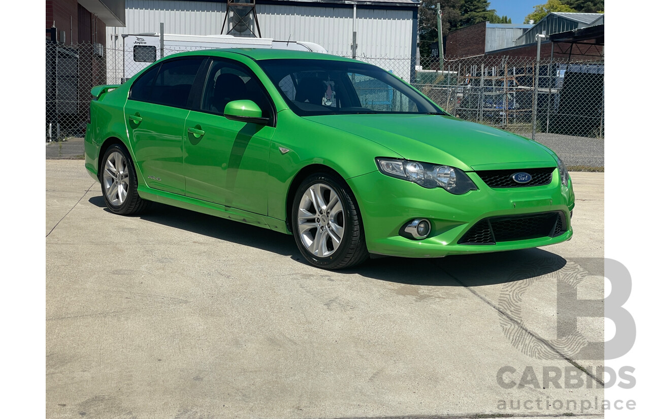 7/2008 Ford Falcon XR6 FG 4d Sedan Green 4.0L