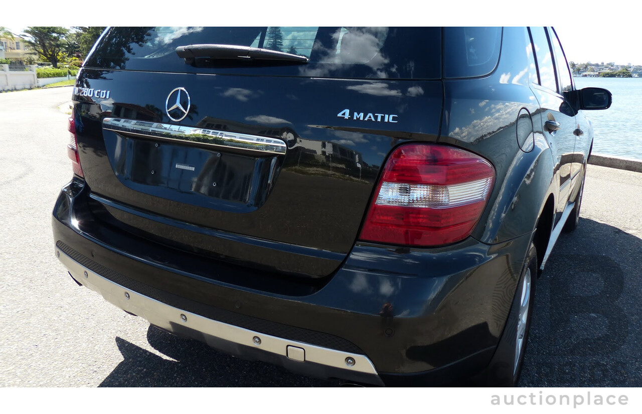 10/2007 Mercedes-Benz ML 280 CDI (4x4) W164 07 UPGRADE 4d Wagon Peridot Brown Metallic 3.0L Turbo Diesel