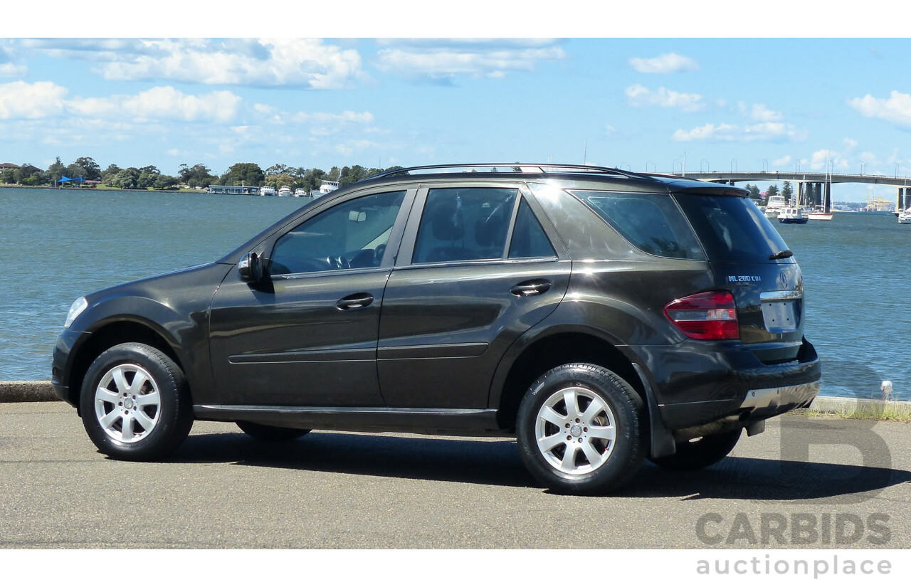 10/2007 Mercedes-Benz ML 280 CDI (4x4) W164 07 UPGRADE 4d Wagon Peridot Brown Metallic 3.0L Turbo Diesel