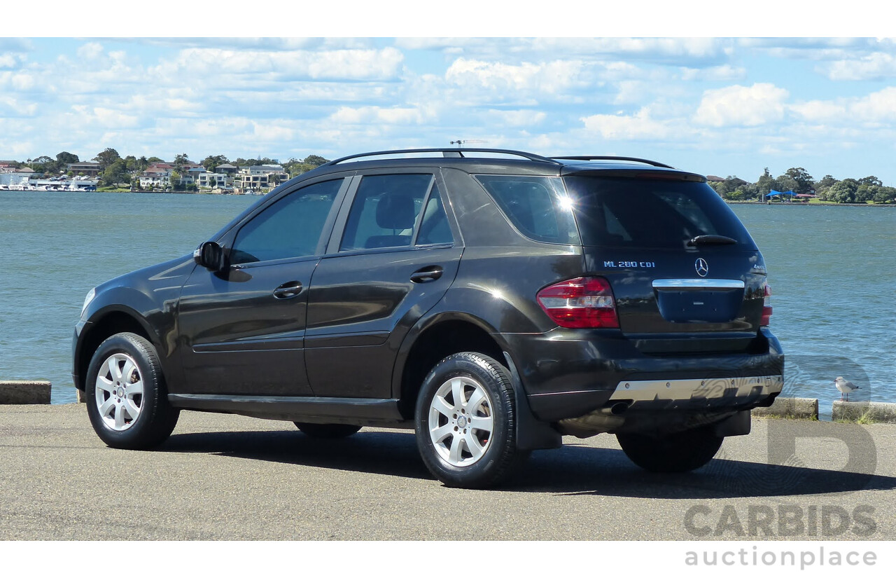 10/2007 Mercedes-Benz ML 280 CDI (4x4) W164 07 UPGRADE 4d Wagon Peridot Brown Metallic 3.0L Turbo Diesel