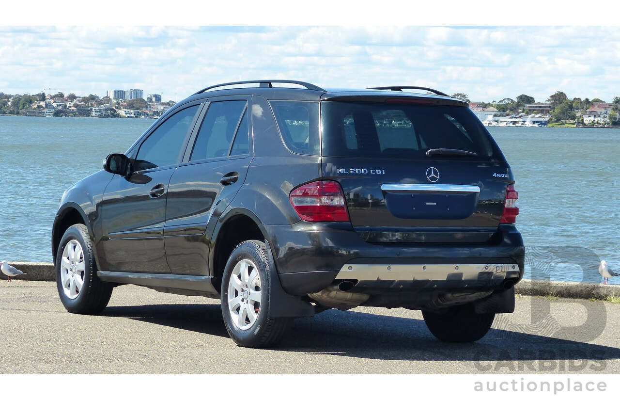 10/2007 Mercedes-Benz ML 280 CDI (4x4) W164 07 UPGRADE 4d Wagon Peridot Brown Metallic 3.0L Turbo Diesel