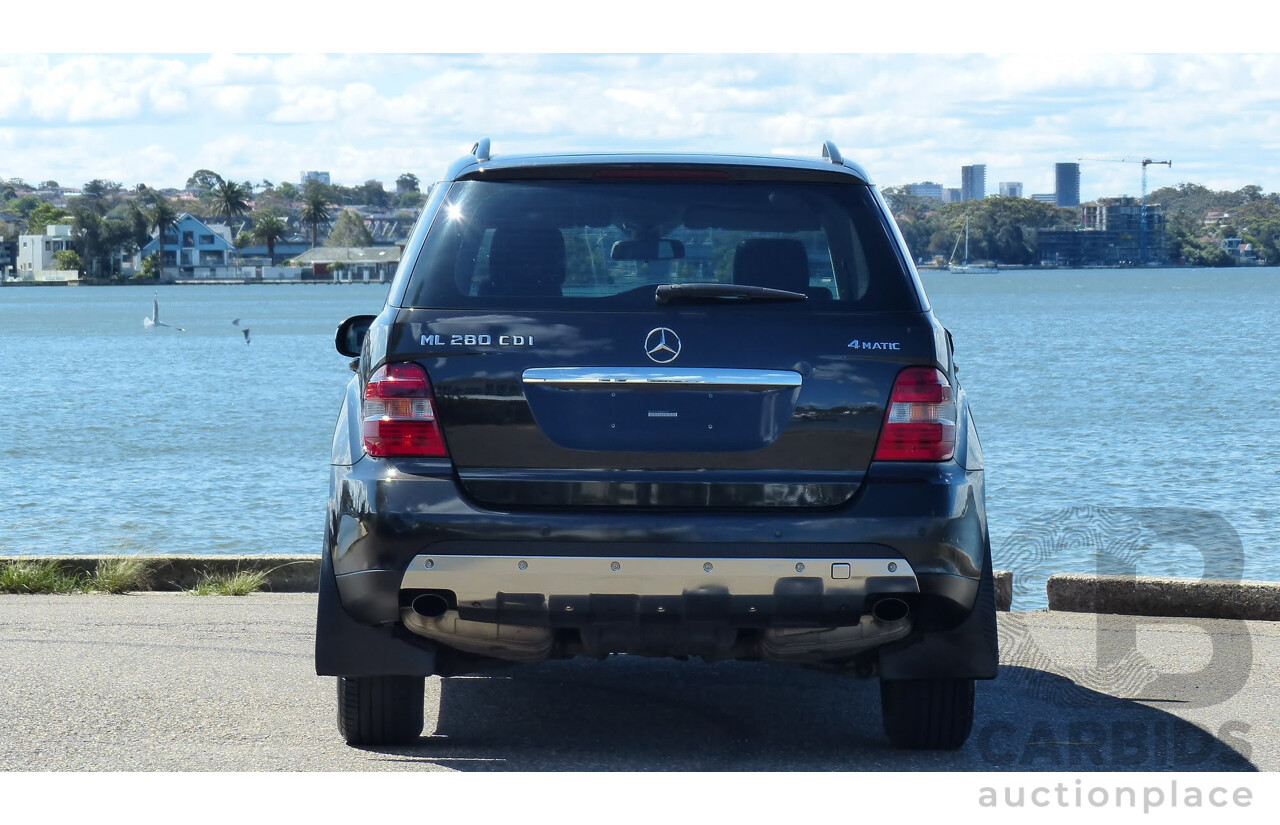 10/2007 Mercedes-Benz ML 280 CDI (4x4) W164 07 UPGRADE 4d Wagon Peridot Brown Metallic 3.0L Turbo Diesel