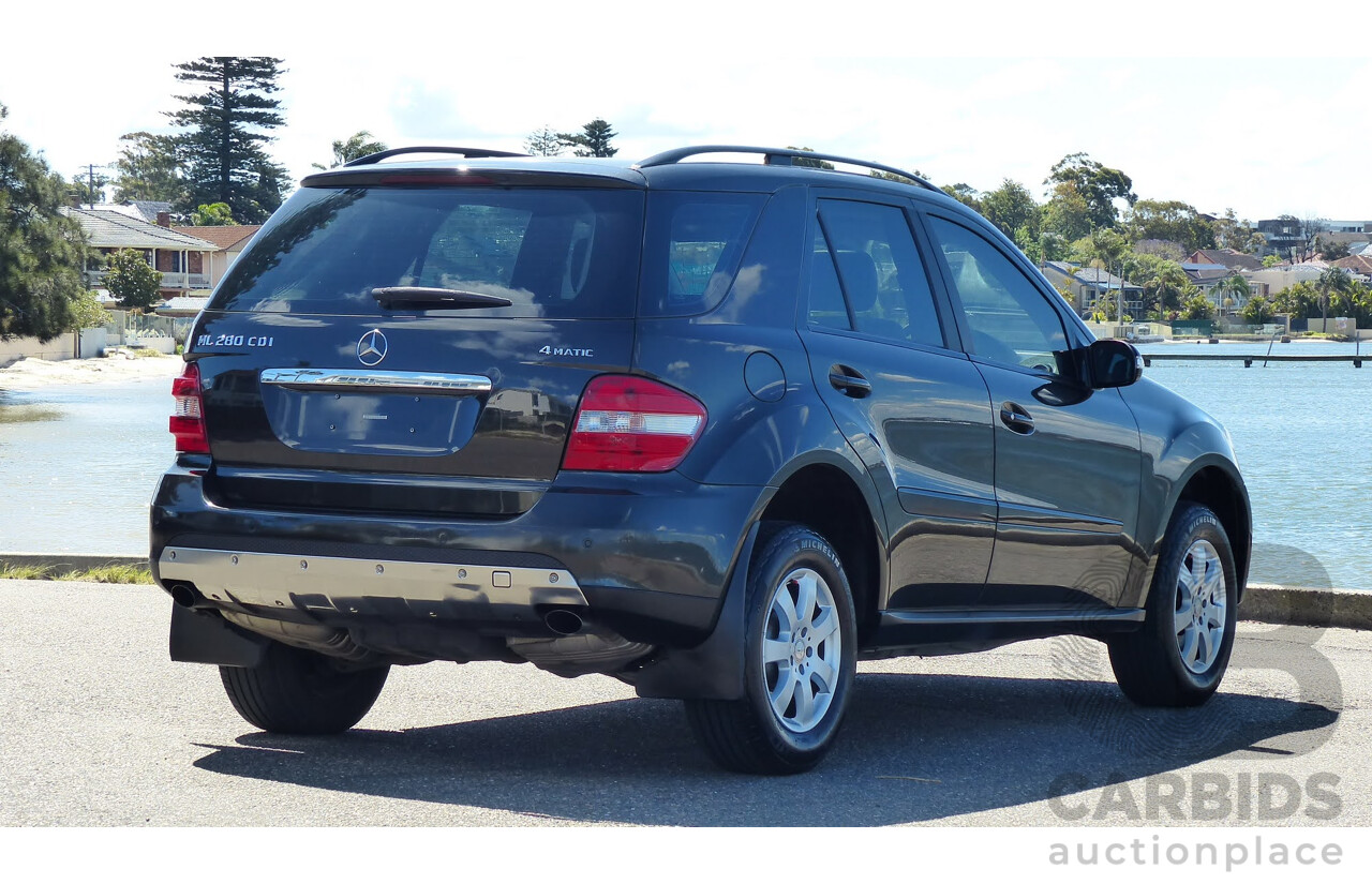 10/2007 Mercedes-Benz ML 280 CDI (4x4) W164 07 UPGRADE 4d Wagon Peridot Brown Metallic 3.0L Turbo Diesel