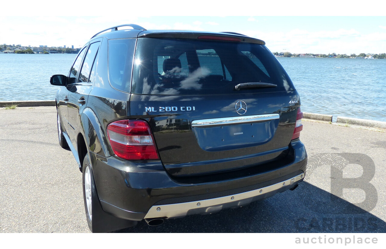 10/2007 Mercedes-Benz ML 280 CDI (4x4) W164 07 UPGRADE 4d Wagon Peridot Brown Metallic 3.0L Turbo Diesel