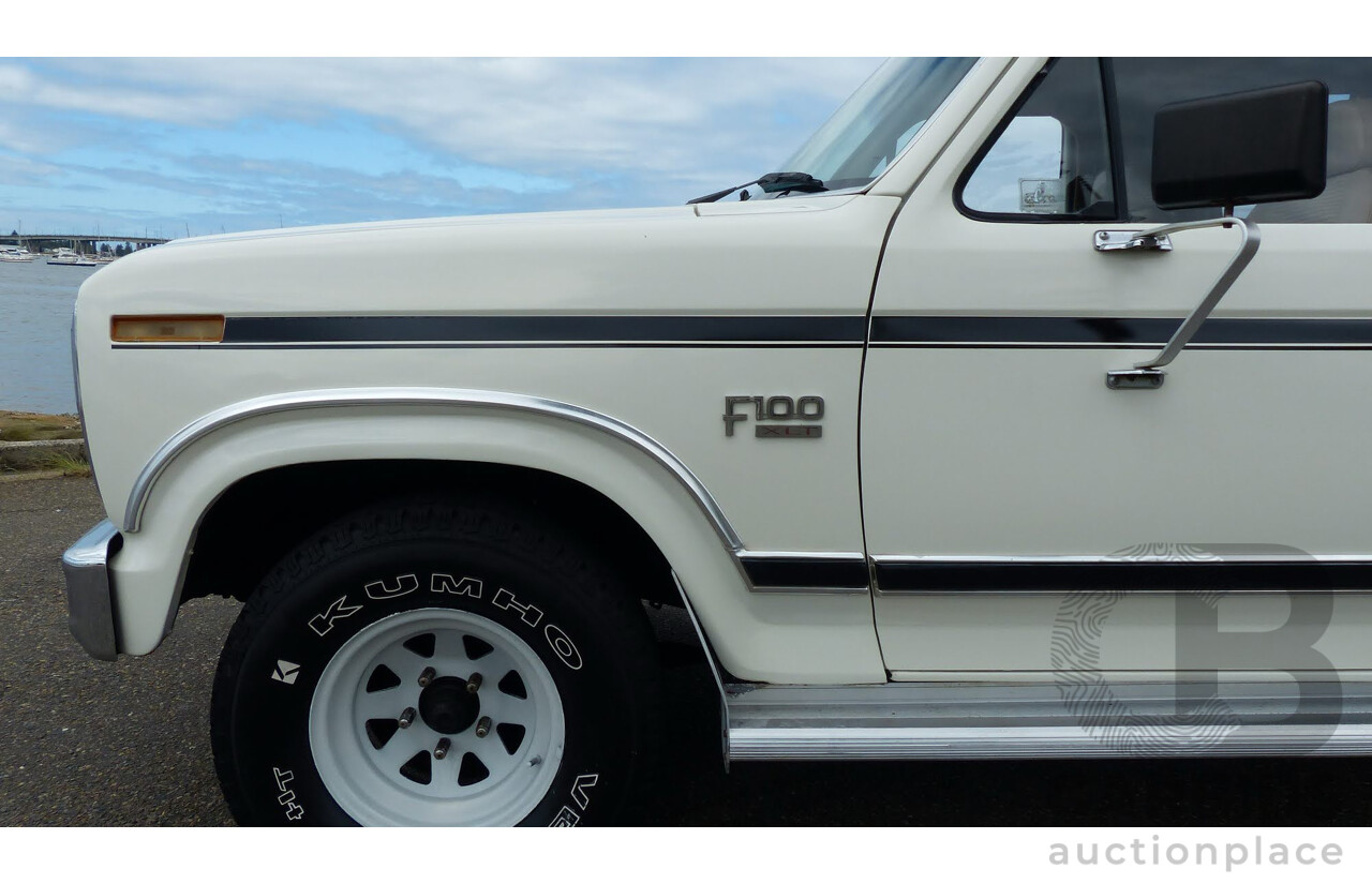 11/1985 Ford F100 XLT LWB Utility White 5.8L 351ci V8 - Rare 5 Seat B100 Style Conversion