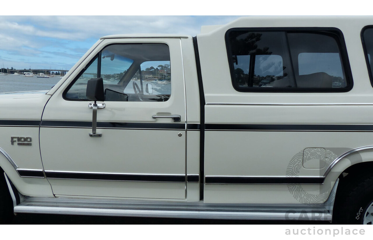 11/1985 Ford F100 XLT LWB Utility White 5.8L 351ci V8 - Rare 5 Seat B100 Style Conversion