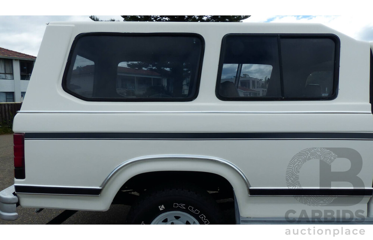 11/1985 Ford F100 XLT LWB Utility White 5.8L 351ci V8 - Rare 5 Seat B100 Style Conversion