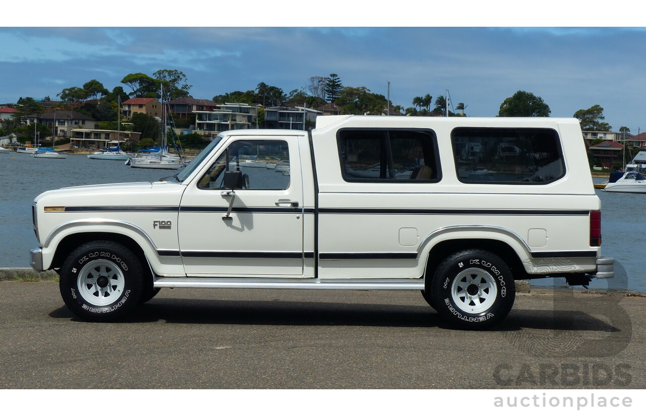 11/1985 Ford F100 XLT LWB Utility White 5.8L 351ci V8 - Rare 5 Seat B100 Style Conversion