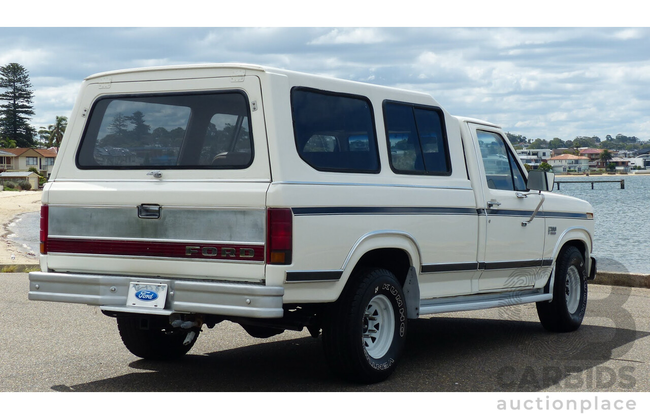 11/1985 Ford F100 XLT LWB Utility White 5.8L 351ci V8 - Rare 5 Seat B100 Style Conversion