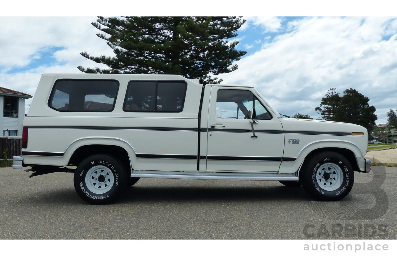 11/1985 Ford F100 XLT LWB Utility White 5.8L 351ci V8 - Rare 5 Seat B100 Style Conversion