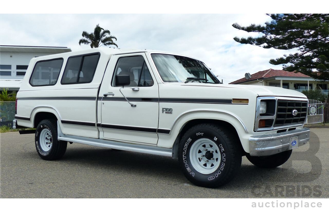 11/1985 Ford F100 XLT LWB Utility White 5.8L 351ci V8 - Rare 5 Seat B100 Style Conversion