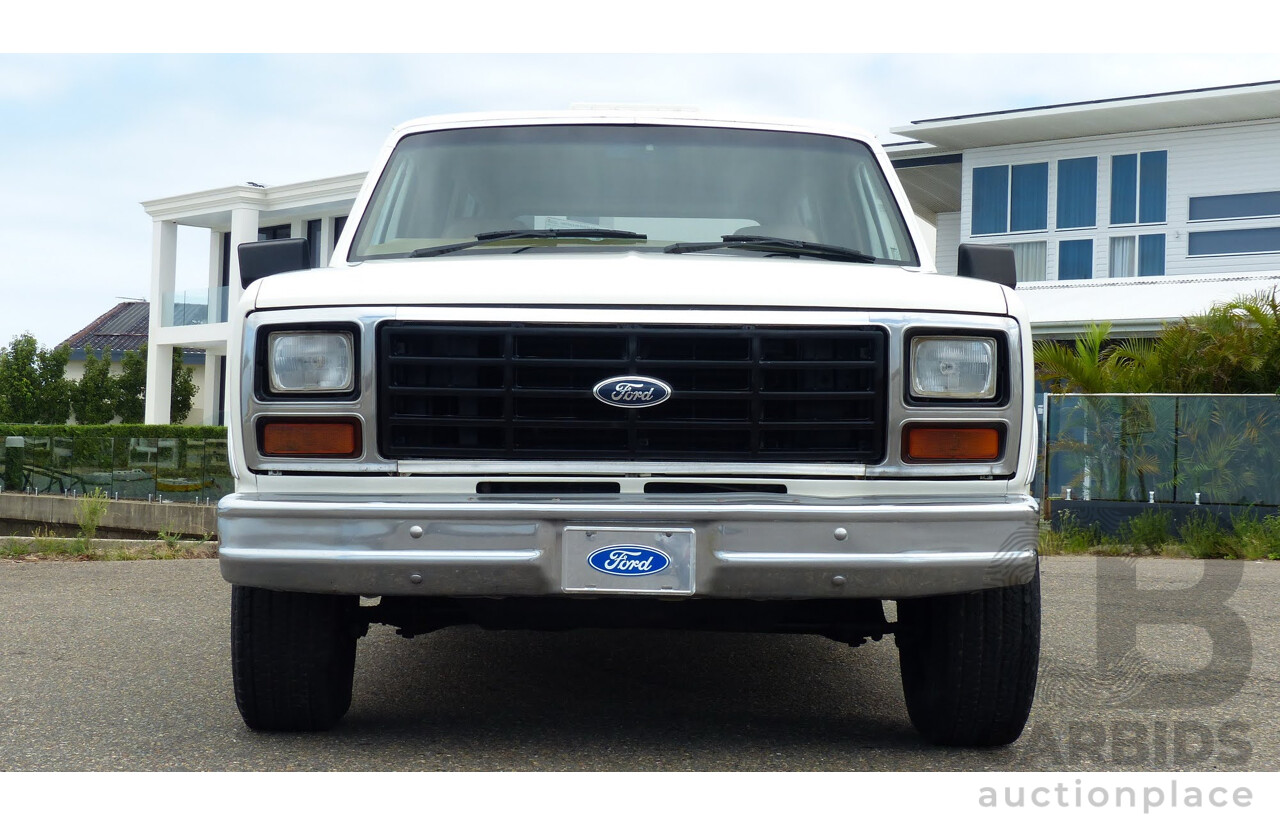 11/1985 Ford F100 XLT LWB Utility White 5.8L 351ci V8 - Rare 5 Seat B100 Style Conversion