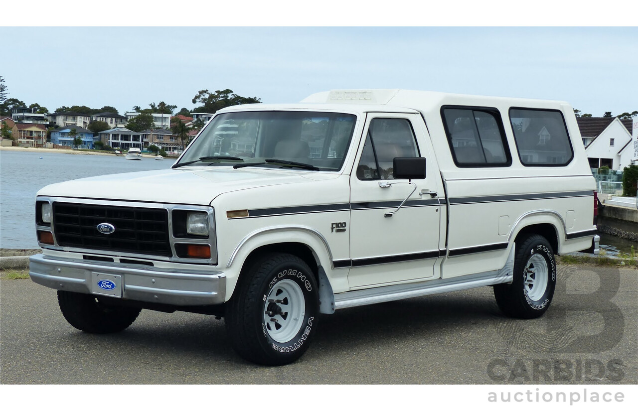 11/1985 Ford F100 XLT LWB Utility White 5.8L 351ci V8 - Rare 5 Seat B100 Style Conversion