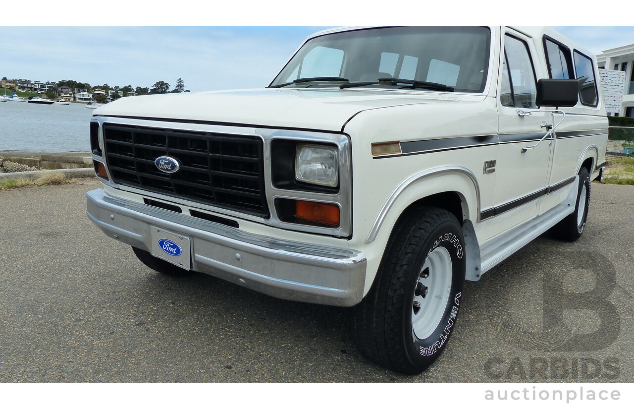 11/1985 Ford F100 XLT LWB Utility White 5.8L 351ci V8 - Rare 5 Seat B100 Style Conversion