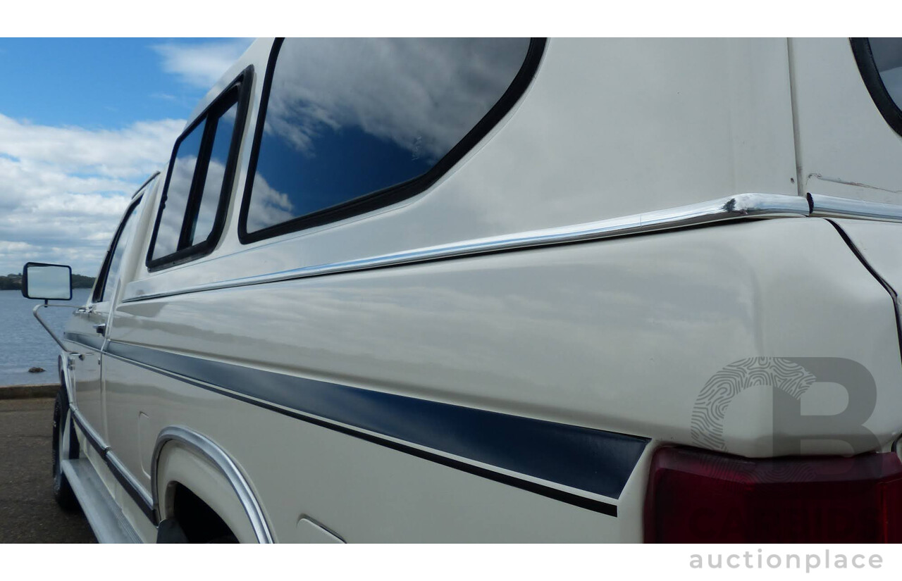 11/1985 Ford F100 XLT LWB Utility White 5.8L 351ci V8 - Rare 5 Seat B100 Style Conversion