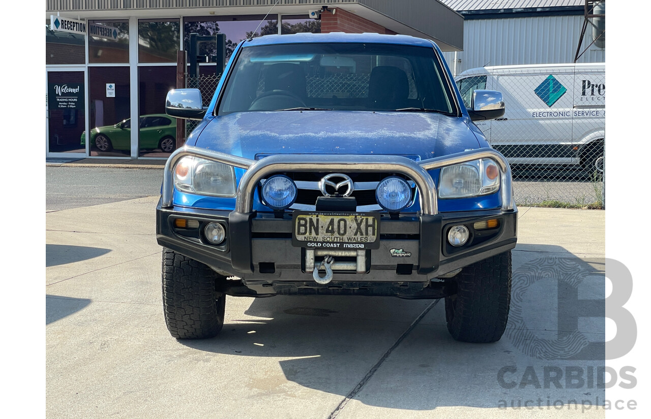 4/2011 Mazda Bt50 BOSS B3000 DX (4x4)  Dual Cab P/Up Blue 3.0L