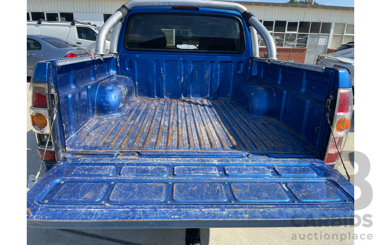 4/2011 Mazda Bt50 BOSS B3000 DX (4x4)  Dual Cab P/Up Blue 3.0L