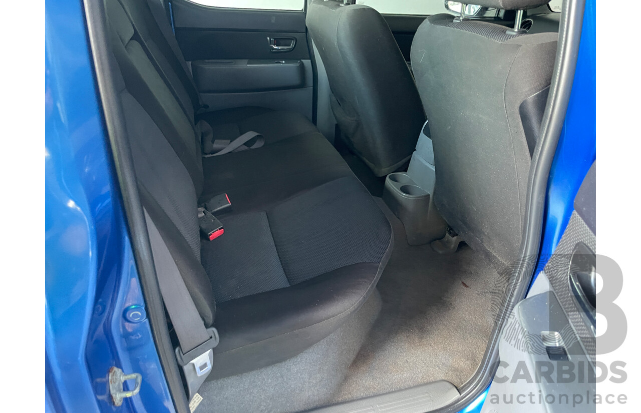 4/2011 Mazda Bt50 BOSS B3000 DX (4x4)  Dual Cab P/Up Blue 3.0L