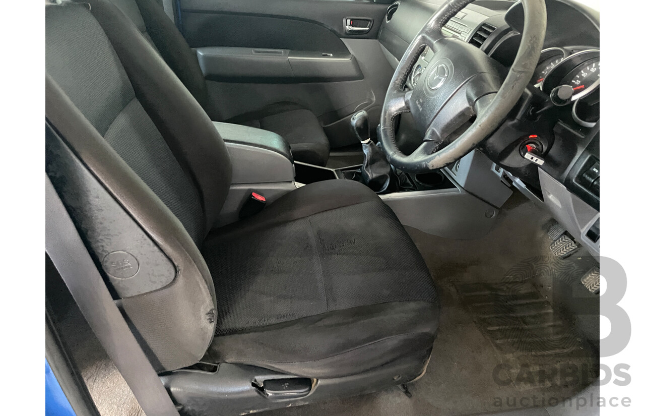 4/2011 Mazda Bt50 BOSS B3000 DX (4x4)  Dual Cab P/Up Blue 3.0L