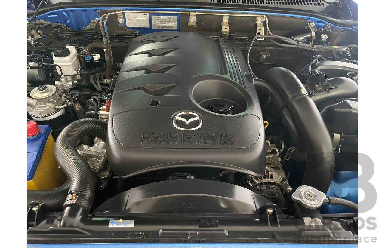 4/2011 Mazda Bt50 BOSS B3000 DX (4x4)  Dual Cab P/Up Blue 3.0L