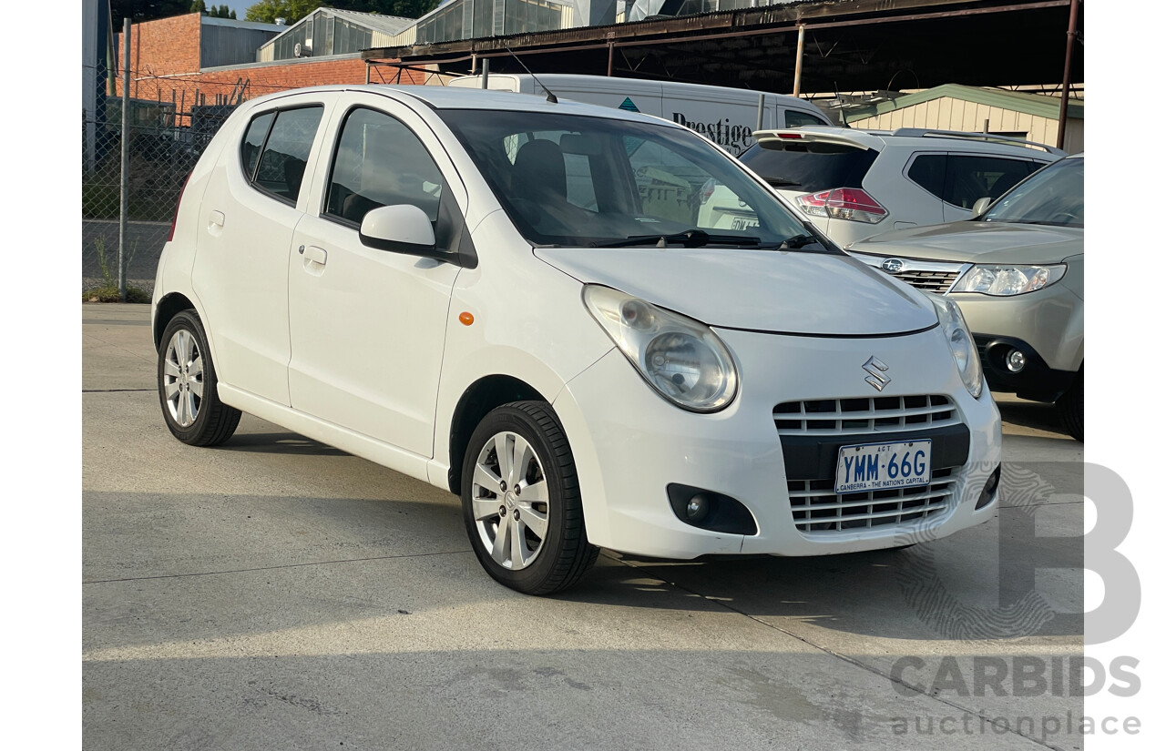 7/2010 Suzuki Alto GLX GF 5d Hatchback White 1.0L