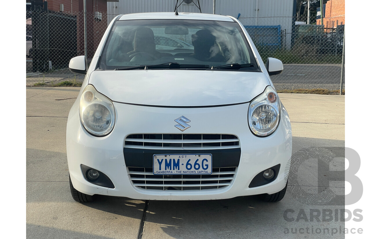 7/2010 Suzuki Alto GLX GF 5d Hatchback White 1.0L