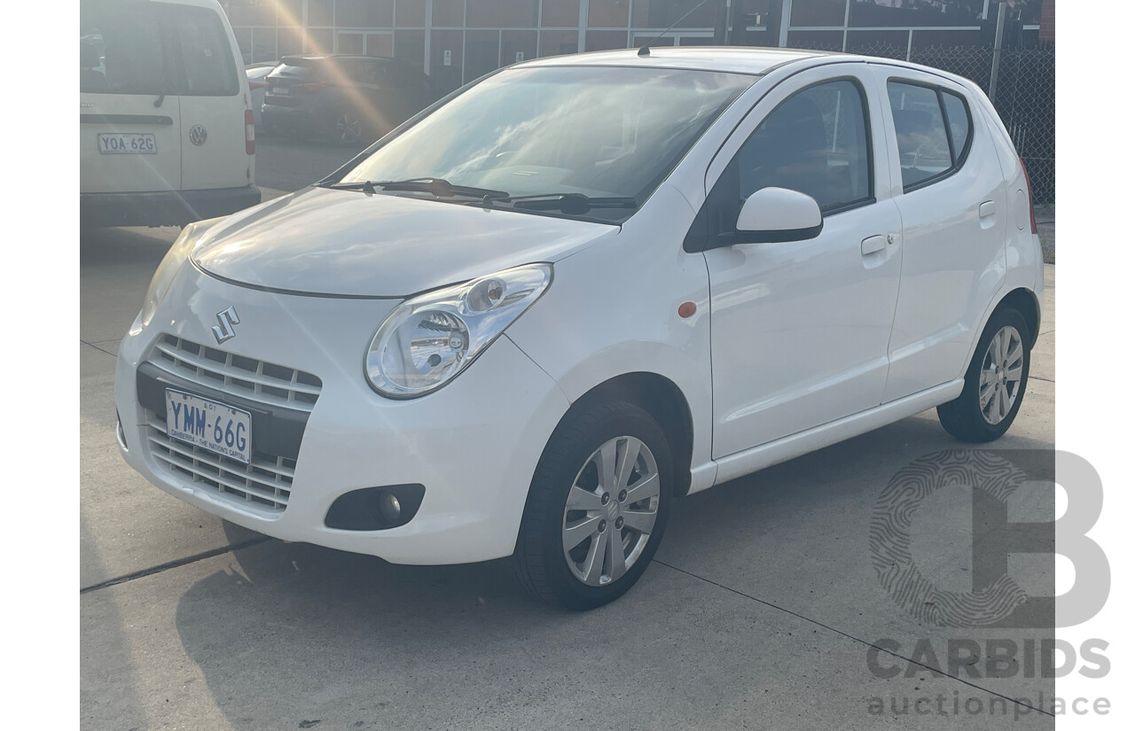 7/2010 Suzuki Alto GLX GF 5d Hatchback White 1.0L